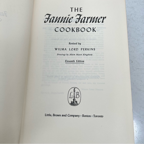 Fannie Farmer Cookbook vintage 11th edition - Picture 6 of 11